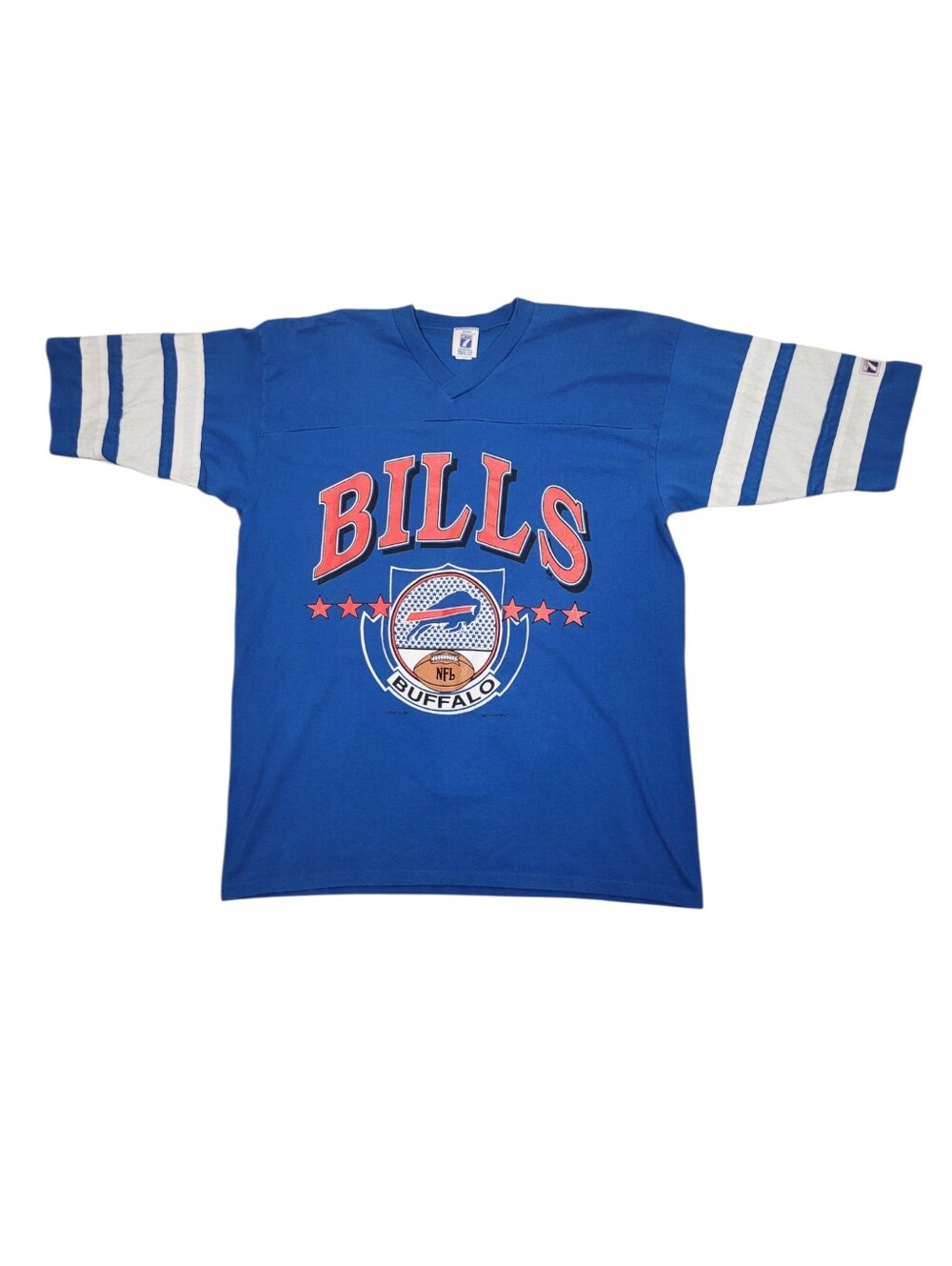 Vintage 90s NFL Buffalo Bills Blue Jersey Made in USA Size: XL